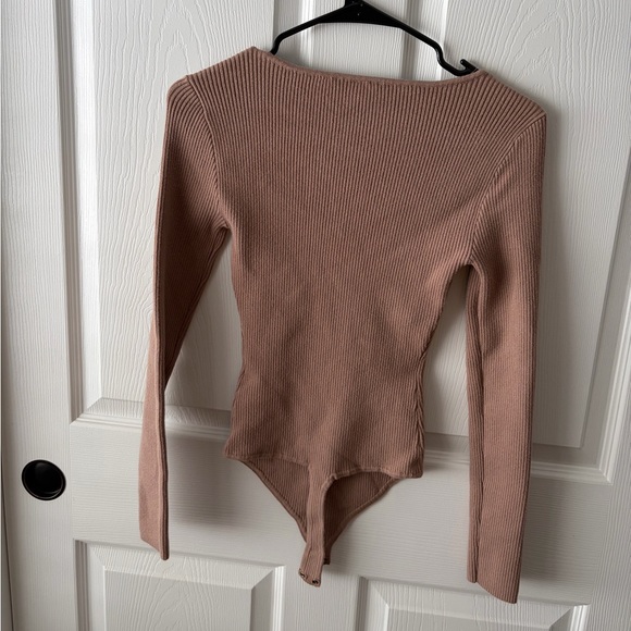 Abercrombie brown Ribbed Knit Bodysuit - Picture 3 of 3